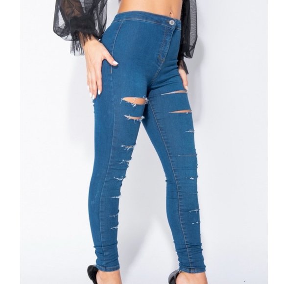 Parisian Super Skinny Leg Jeggings - Picture 4 of 9